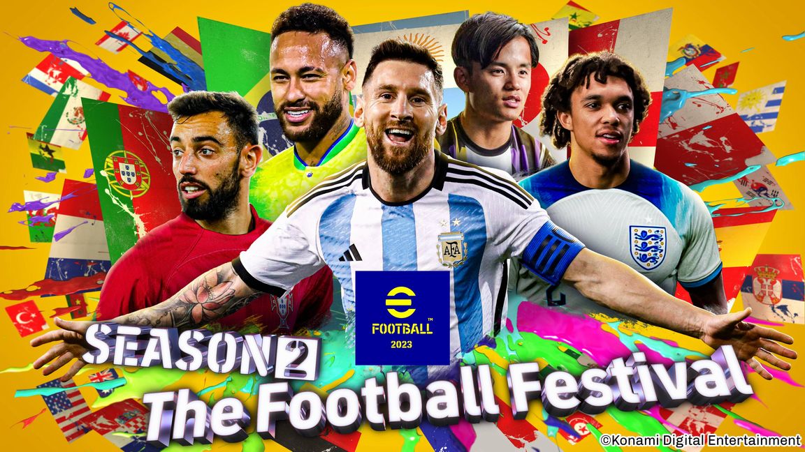 サッカーの祭典 The Football Festival はまだまだ終わらない Efootball 23 でナショナルチーム を遊びつくそう 株式会社コナミデジタルエンタテインメントのプレスリリース
