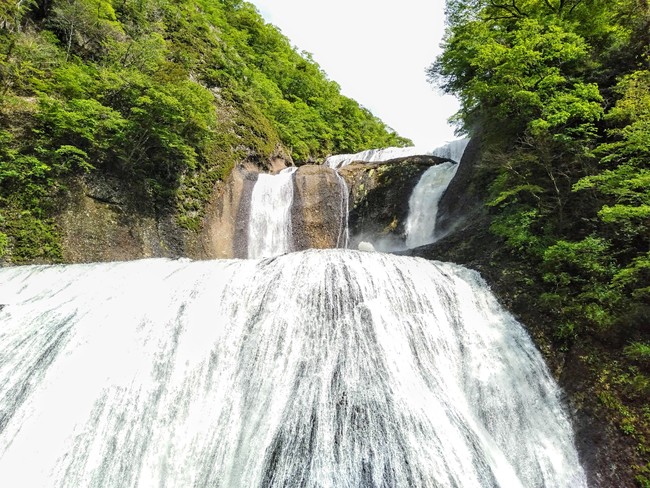 大子町が誇る日本三名瀑の一つ「袋田の滝」