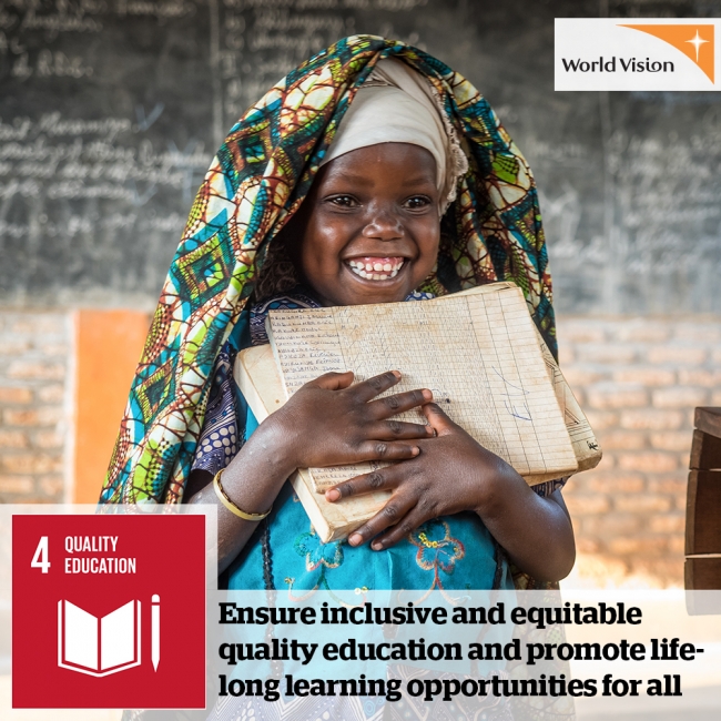 SDG4　すべての人が公平に教育を受けられ、生涯にわたり学習できる機会をもつ