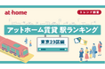 アットホーム賃貸駅ランキング 東京23区編