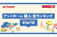 アットホーム 購入・街ランキング 東京都下編