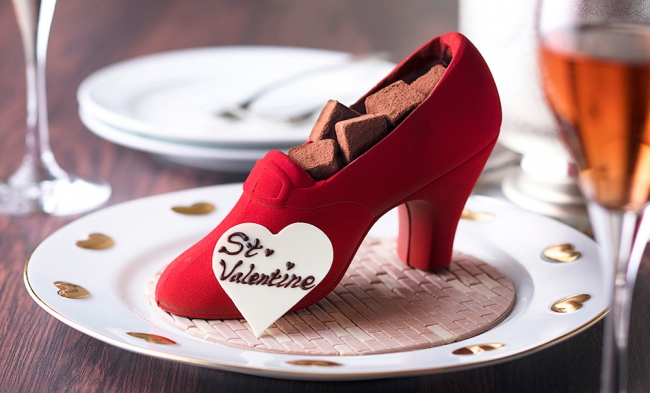 ※ヴァレンタイン宿泊プラン特典のチョコレートギフト・赤い靴