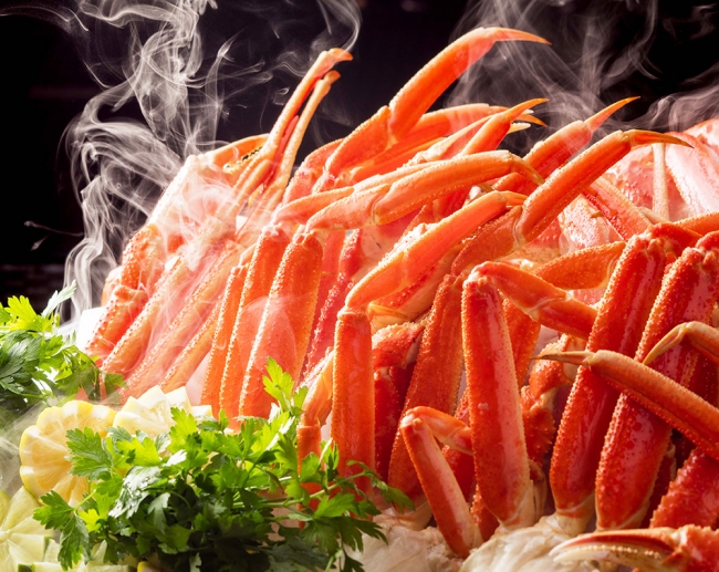 「こだわり食材 北海道」でご提供中の「紅ズワイガニのボイル」イメージ