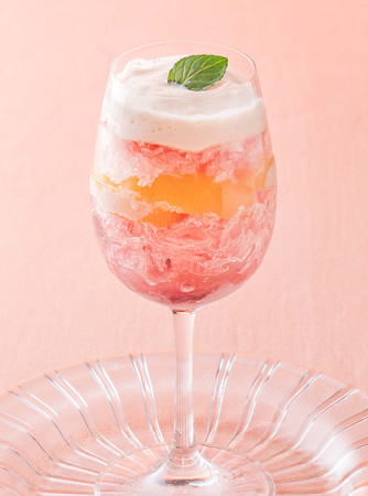 「桃のかき氷」イメージ