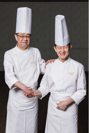 料理長・大木(右)と古川(左)