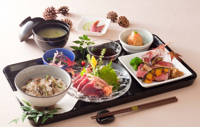 秋の「かるめら御膳」イメージ