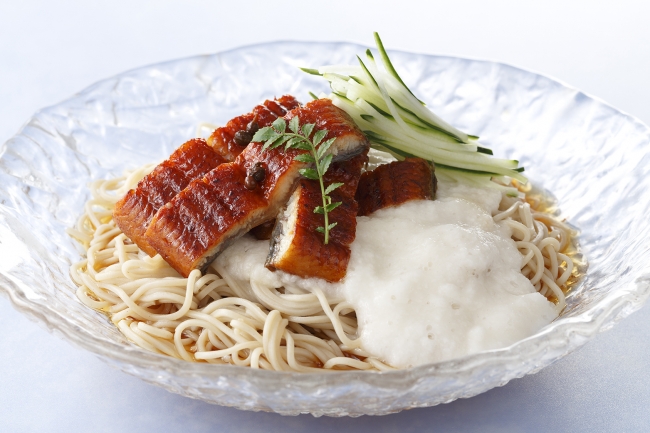鰻とろろ蕎麦