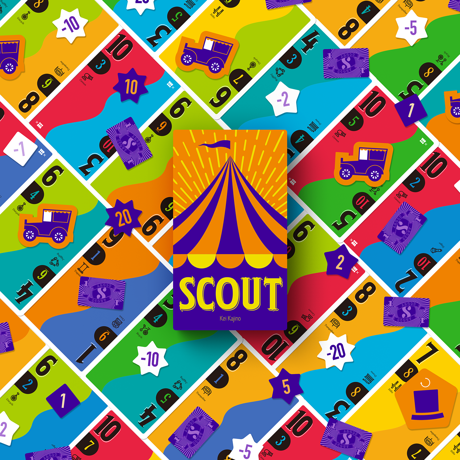 傑作ボードゲーム『SCOUT』海外版、ドイツで行われるEssen Spiel 2021