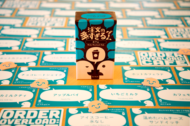 新作ボードゲーム 注文の多すぎるゲーム カフェ をゲームマーケット22春で発売 覚えられない がおもしろい みんなで注文を覚える協力ゲーム 株式会社オインクゲームズのプレスリリース