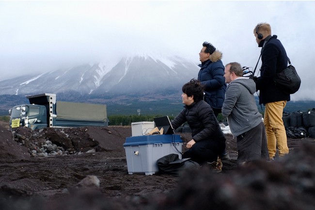 富士山で防災対策に取り組む東京大学の研究チーム