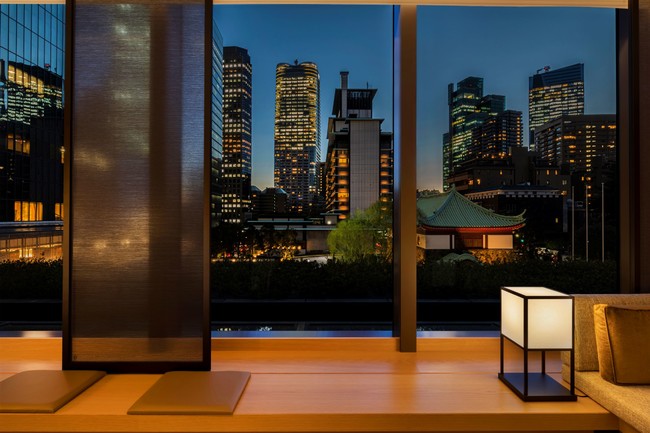 The Okura Tokyoオークラ ヘリテージウイング客室からの眺望