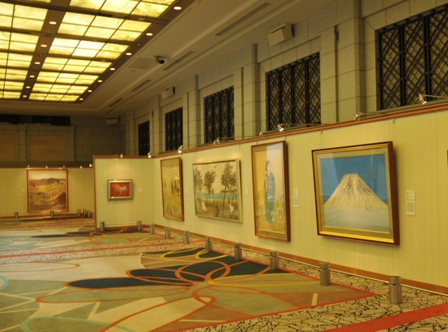 アートコレクション展会場（別館地下2階「アスコットホール」風景（2012年）