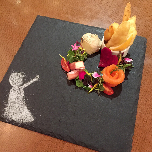 前菜4種の盛り合わせ リース仕立て 前菜4種の盛り合わせ リース仕立て