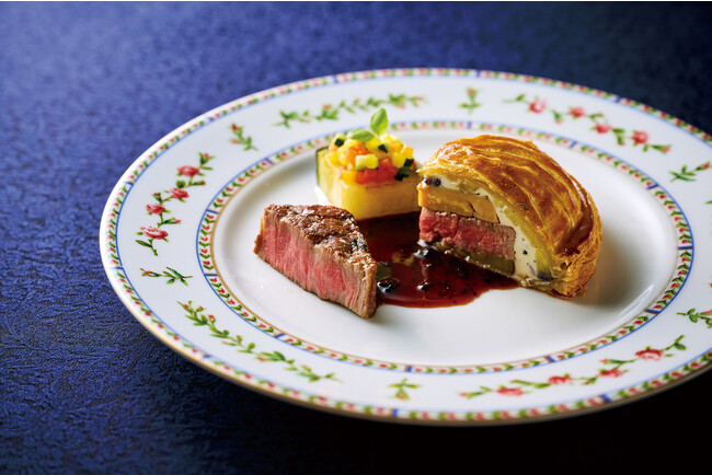 「賀茂なすと黒毛和牛のアンクルート」（6月2日より「ピトレスク」にて提供予定）