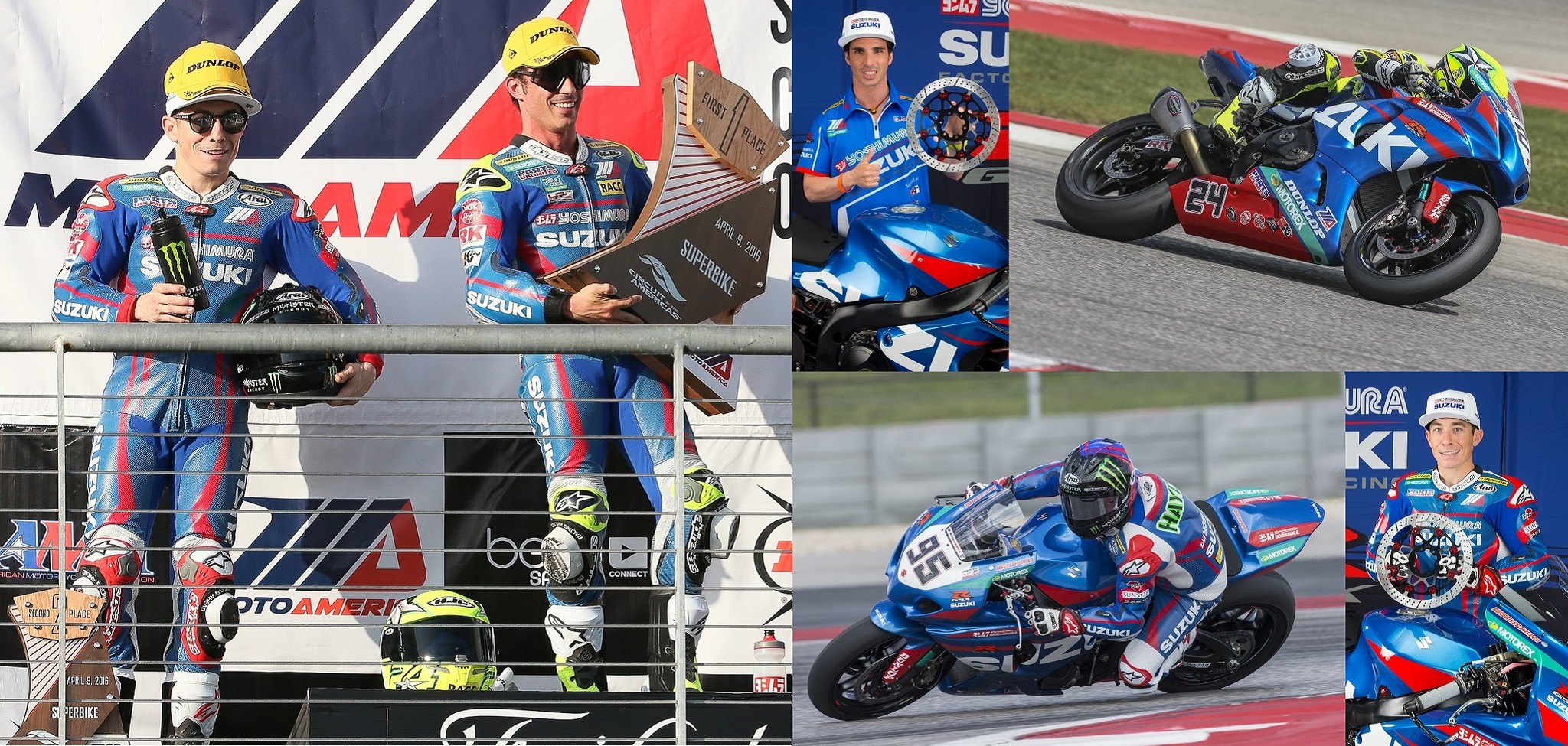 スーパーバイク全米選手権 開幕から３レース連続でサンスター部品採用のヨシムラ スズキが1位2位独占 サンスターグループのプレスリリース