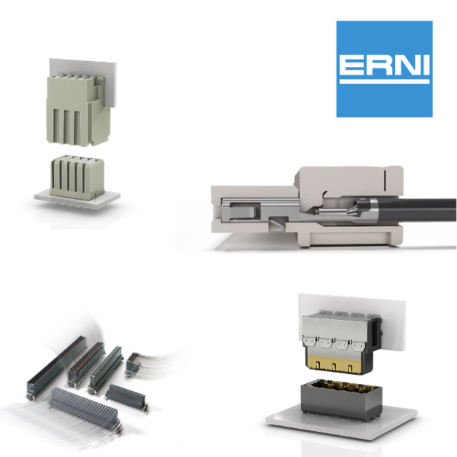 Digi-Keyで、あらゆる種類のアプリケーションでの信号／データ送信向けのERNIの堅牢な小型インターコネクト製品が入手可能になりました。