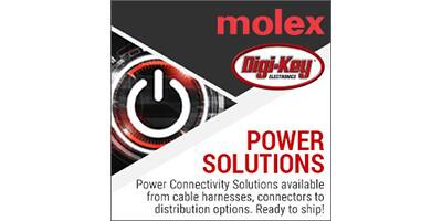 Digi-Key Electronics、Molexの広範なパワーコネクティビティ製品を全世界で販売
