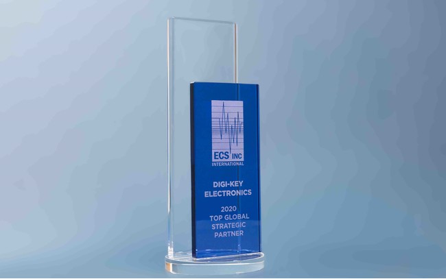 ECS Inc.はDigi-Key Electronicsに2020年「トップグローバル戦略的パートナー」賞を授与しました。