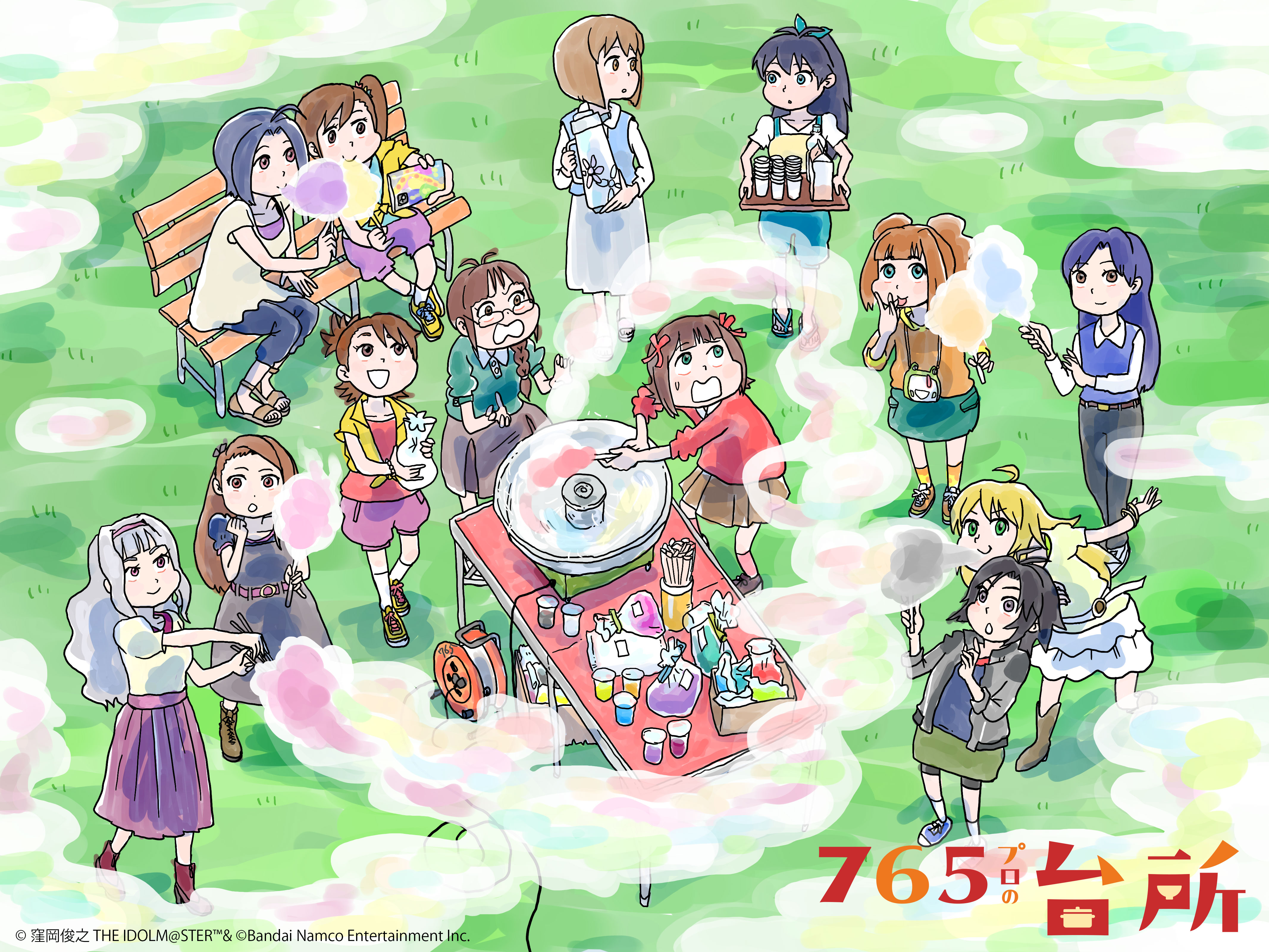 アイドルマスター 765pro Allstars のオリジナルコミック企画 765プロの台所 始動 株式会社バンダイナムコエンターテインメントのプレスリリース