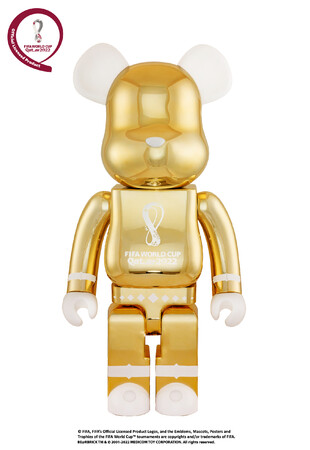 BE@RBRICK - FIFA WORLD CUP QATAR 2022 (TM) OLP GOLD 1000%