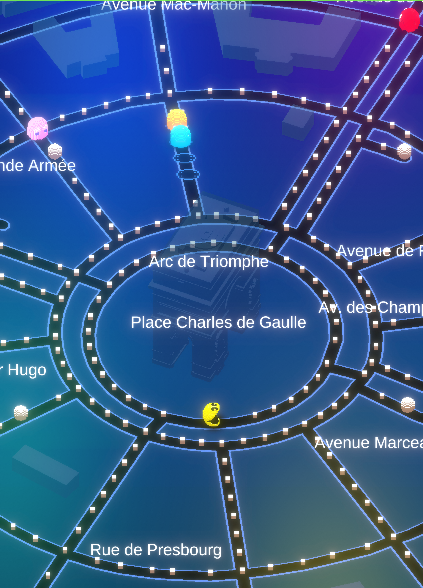 Google Maps Platformを活用したアクションゲーム Pac Man Geo パックマン ジオ の企画開発に協力 株式会社バンダイナムコ研究所のプレスリリース