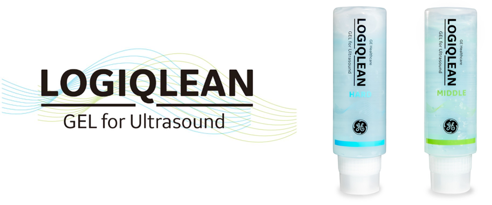 GEヘルスケア 超音波検査用ゲル「LOGIQLEAN」のパッケージリニューアル