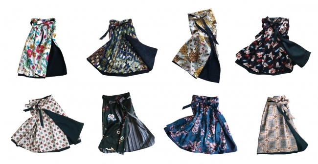 京都の伝統産業とイタリアの高級シルクの融合。巻きスカート専門 ...