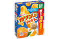 ガツン、とブランド史上初！お得な1本増量パックが新登場！ ゴロゴロ果肉で満たされる「ガツン、とみかん」をお試しください。 「ガツン、とみかん（一本増量パッケージ）」