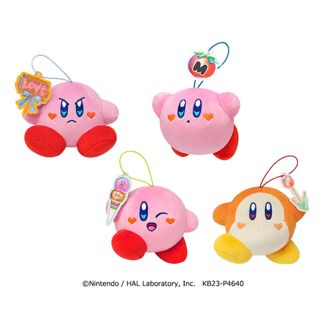 4月12日登場予定 　「Kirby×monet　マスコット～HEART WARMING～」 （全4種／約12cm）