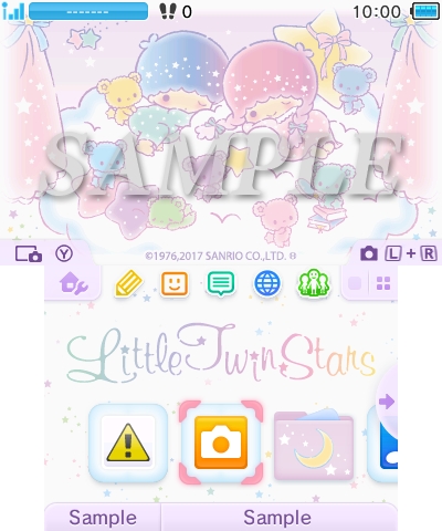 ニンテンドー3ds Tm の テーマショップ にて リトルツインスターズ 本日8月30日より配信開始 フリュー株式会社のプレスリリース