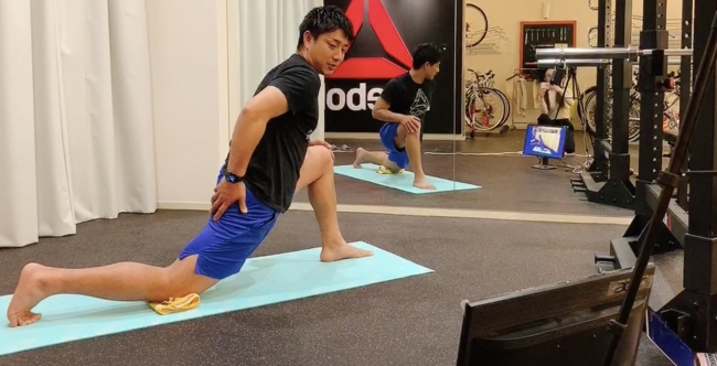 おうちトレーニング様子