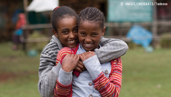 小学校に通うエチオピアの女の子たち。 (2017年5月撮影) (C) UNICEF_UN064413_Tadesse
