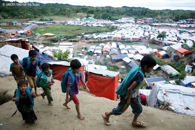 ユニセフ ロヒンギャ難民の子ども72万人への緊急支援計画発表 報道参考資料 公益財団法人日本ユニセフ協会のプレスリリース