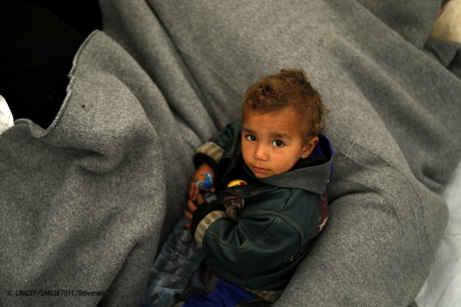 ユニセフは、命を守る物資とサービスを子どもたちと家族に提供している。(2018年12月21日撮影) (C) UNICEF_UN0267071_Soleiman