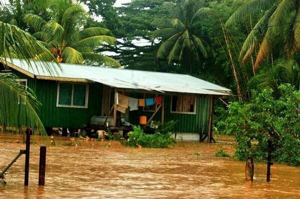 過去最悪規模の洪水がソロモン諸島で発生。（4月5日撮影）©UNICEF New Zealand/ 2014