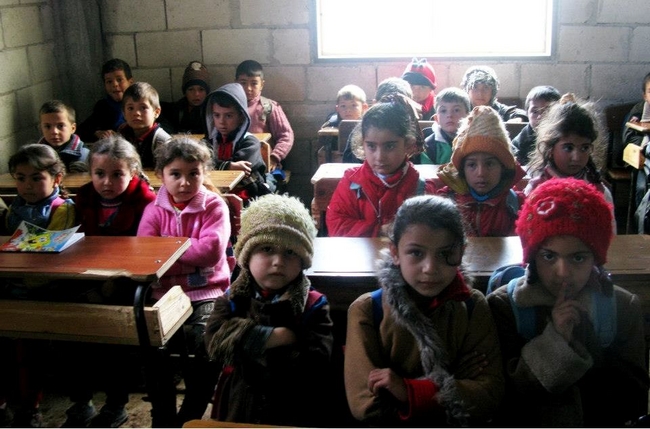 シリアの子どもたち　※この写真は本文との関係はありません。©UNICEF/Syria2013/Mouaz Mahfouz