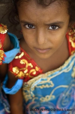 イエメンの女の子。※記事との直接の関係はありません© UNICEF_NYHQ2010-2949_Lopez