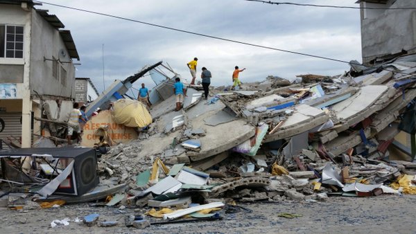 エクアドル大地震 マグニチュード7 8 死者200人超え ユニセフ専門家も被災地入り プレスリリース 公益財団法人日本ユニセフ協会のプレスリリース