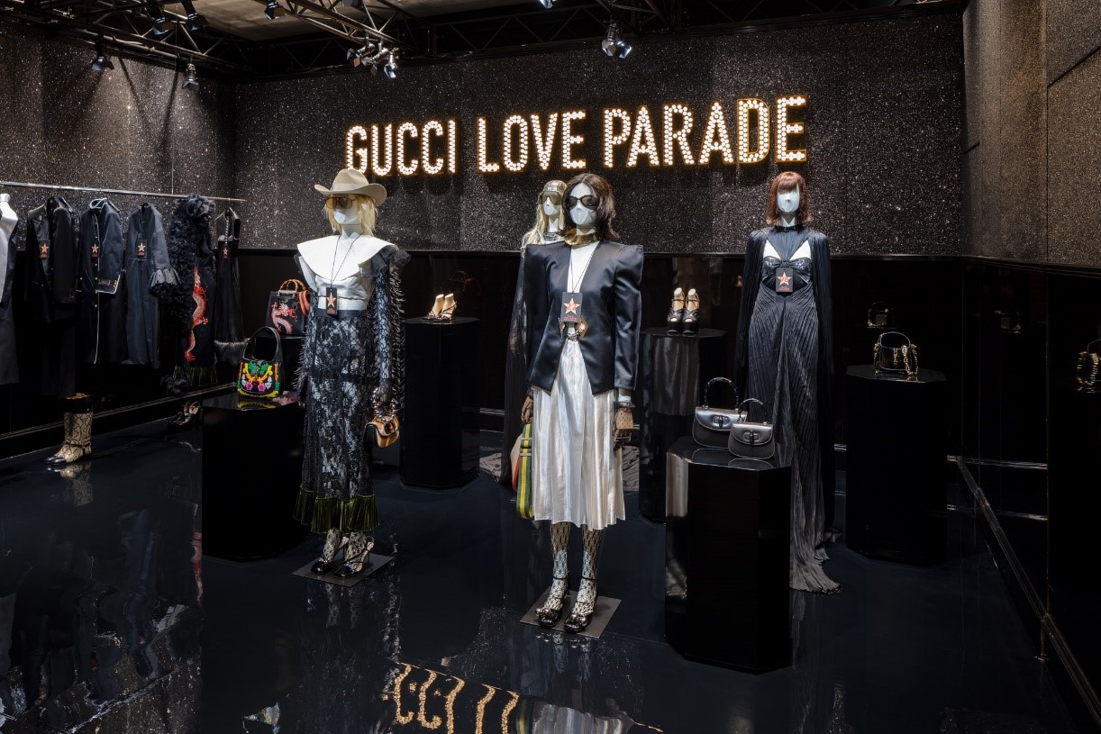 GUCCIの最新コレクション GUCCI LOVE PARADE その世界を体感できる空間