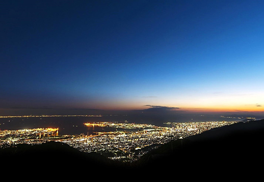 天覧台から見える夜景（イメージ）