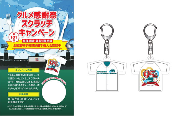 第101回全国高等学校野球選手権大会（夏の甲子園） ユニフォームキーホルダー なから