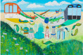 絵画コンクール 第20回記念特別企画 「ぼくとわたしの阪神電車&環境にやさしい阪神電車」結果発表! 大賞に輝いたのは大阪市の大西 隆介(おおにし りゅうすけ)さん(小学4年生)