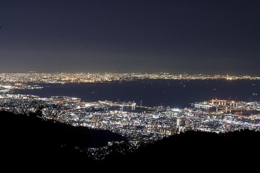 天覧台からの夜景