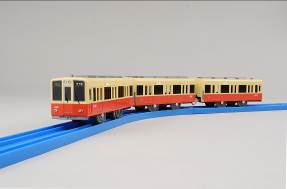 阪神電車オリジナルプラレールに8000系モデルが登場！ 『赤胴車