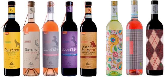 左:「ルナリア」の新商品5アイテム 右:「パッチワイン」の新商品3アイテム 左:「ルナリア」の新商品5アイテム 右:「パッチワイン」の新商品3アイテム