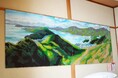 第一回 妖怪画大賞グランプリ受賞者の最新作、小豆島の海辺の宿で展示スタート