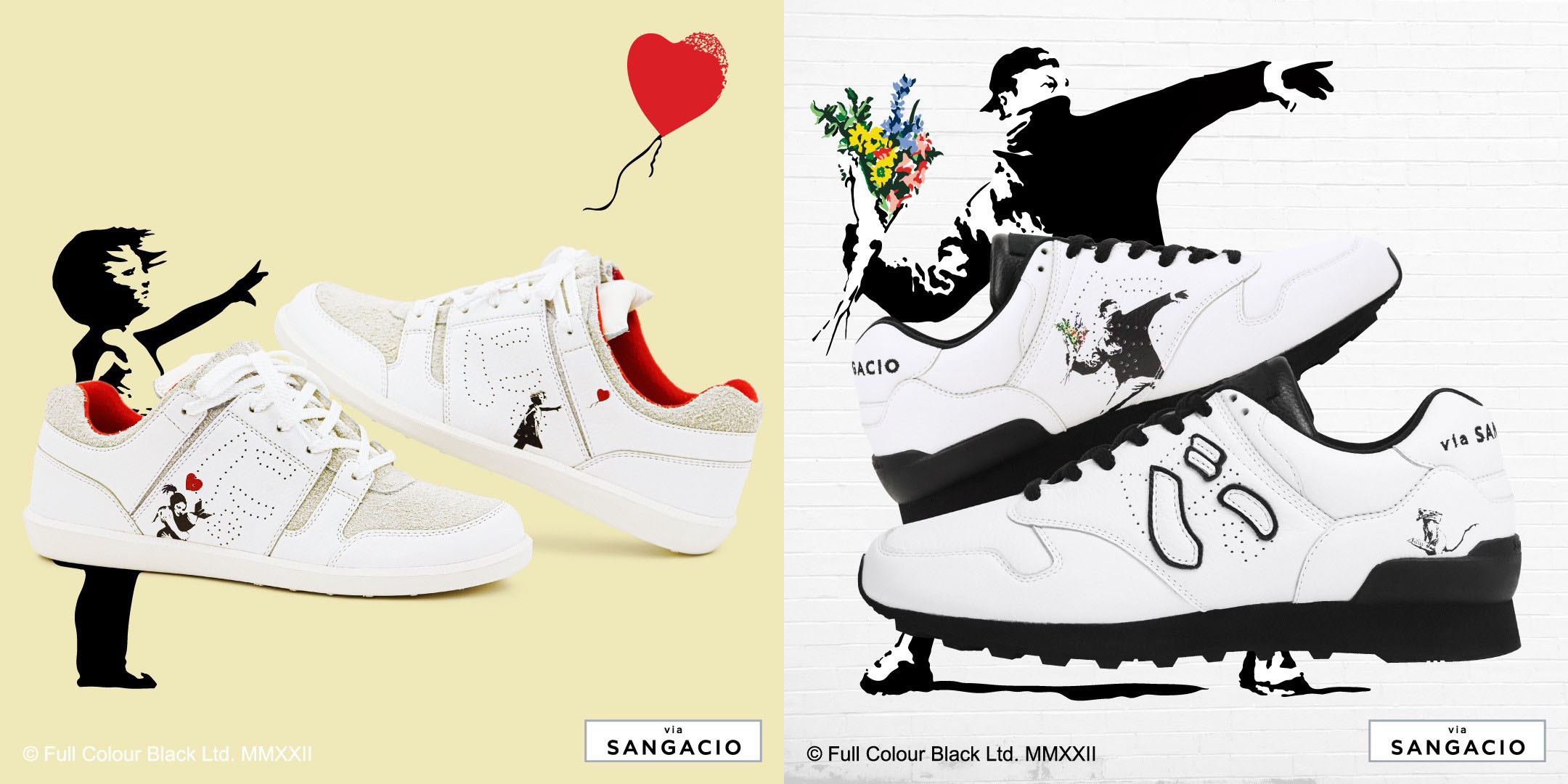 via SANGACIO×BRANDALISD” Banksy(バンクシー)グラフィティに