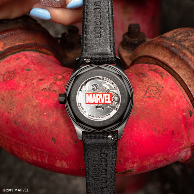 Disney MARVEL 】 MARVEL × UNDONE ロゴ リストウォッチ-