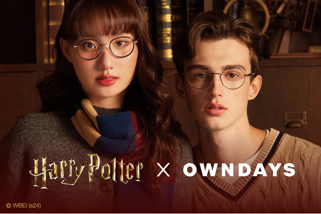 Harry Potter × OWNDAYS　左：HP1003B-4S 右：HP1001B-4S
