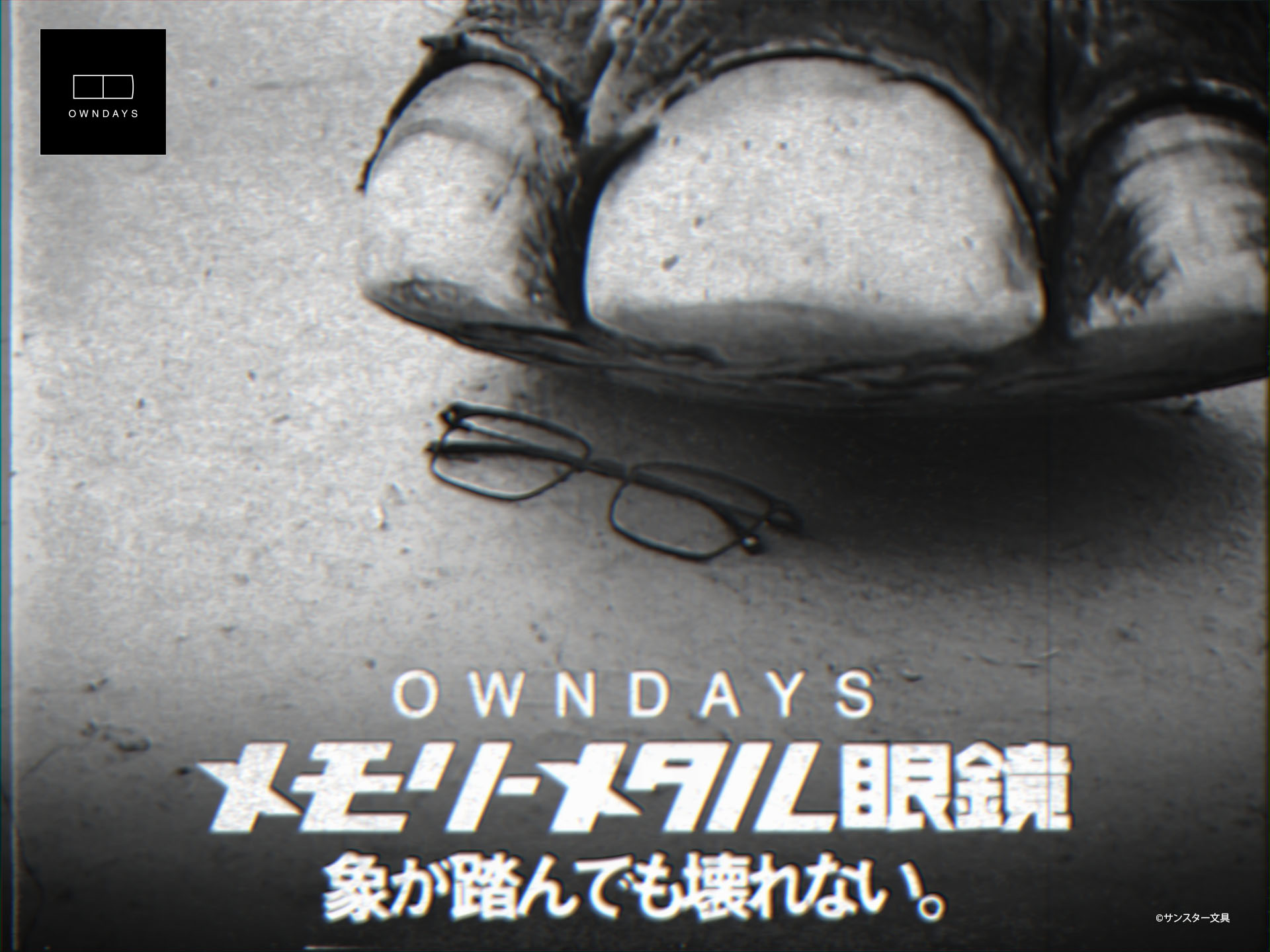 Owndays オンデーズ 象が踏んでも壊れない メガネ 形状記憶フレームの新ブランド Memory Metal 新登場 Owndaysのプレスリリース